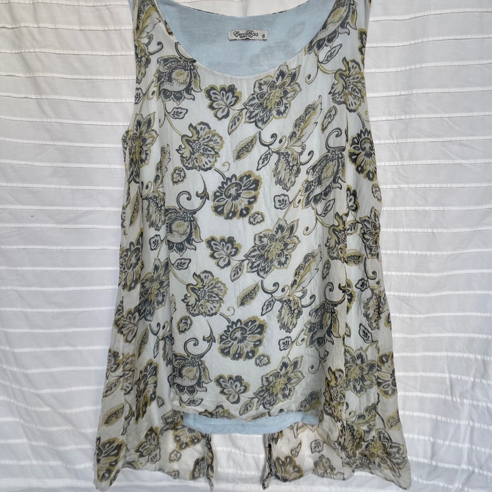 Elena Baldi Silk Tank Top